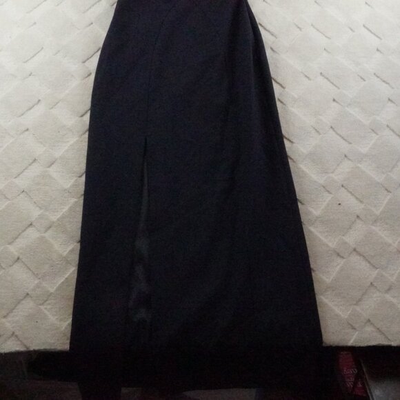 cinq a sept One Shoulder Cut Out Gown Maxi Dress Womens 6 Thigh High Slit - Picture 2 of 11